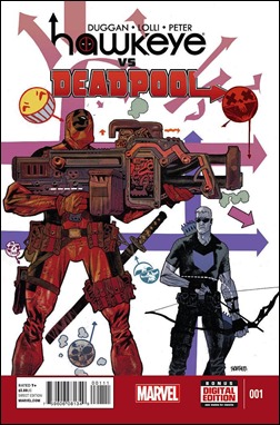 Hawkeye vs. Deadpool #1 Cover