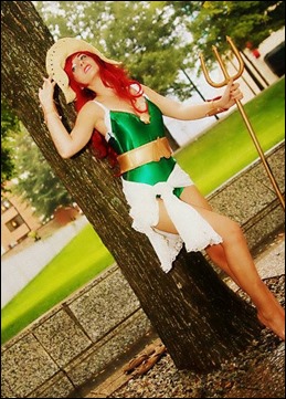 Sparky Cosplay as DC Bombshell Mera (Photo by @Tobious Photography)