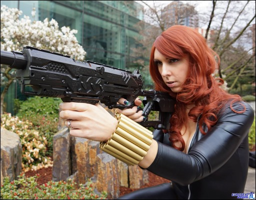 Jerikandra Cosplay as Black Widow (Photo by Eurobeat Kasumi Photography)