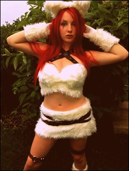 PrettyWreck Cosplay as Kitty Cat Katarina