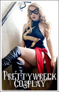 PrettyWreck Cosplay as Ms. Marvel (Photo by Seventh Sky COStography - edit: Bad Buoyz)