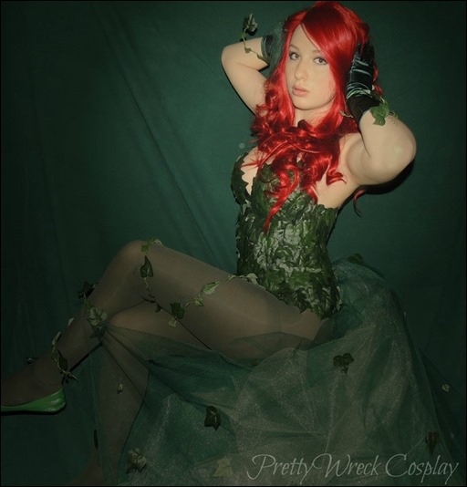 PrettyWreck Cosplay as Poison Ivy