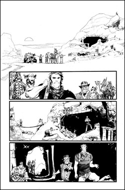 Chrononauts #1 Preview 1 inks