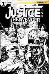 Justice, Inc.: The Avenger #1 Cover - Kitson (Black & White)