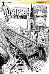 Justice, Inc.: The Avenger #1 Cover - Simonson (Black & White)