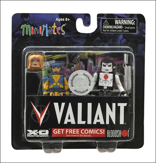  Valiant MiniMates Two-Pack – X-O Manowar/Bloodshot (Toys"R"Us Exclusive)