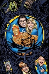 Fantastic Four #645 Cover - Golden, Connecting Variant