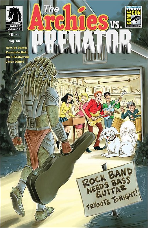 Archie vs. Predator #1 San Diego Comic-Con International Exclusive Variant Cover by Colleen Coover