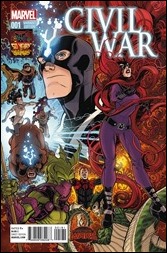 Civil War #1 Cover - Bradshaw Inhumans Variant