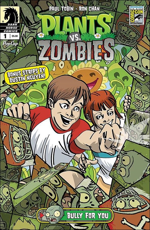 Plants vs. Zombies: Bully for You #1 San Diego Comic-Con International Exclusive Variant Cover by Charlie Adlard