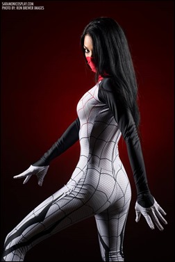 Sara Moni as Silk (Photo by Ron Brewer Images)