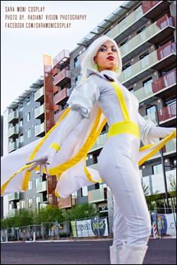 Sara Moni as Storm (Photo by Rachel Watson with Radiant Vision Photography)