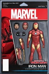 Invincible Iron Man #1 Cover - Action Figure Variant