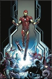 Invincible Iron Man #1 Cover - Schiti Variant