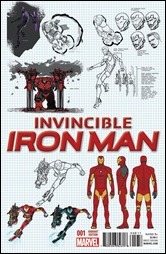 Invincible Iron Man #1 Cover - Marquez Design Variant