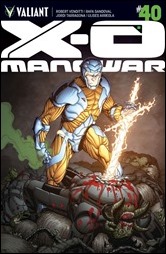 X-O Manowar #40 Cover - Gill Variant