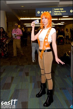 Sheikahchica Cosplay as Leeloo Dallas (Photo by CosIT Photography)