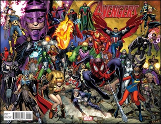 Avengers #0 Cover - Adams Wraparound Variant