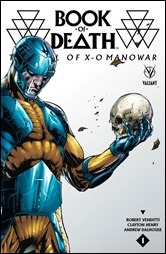 Book of Death: The Fall of X-O Manowar #1 Cover - Bernard Variant