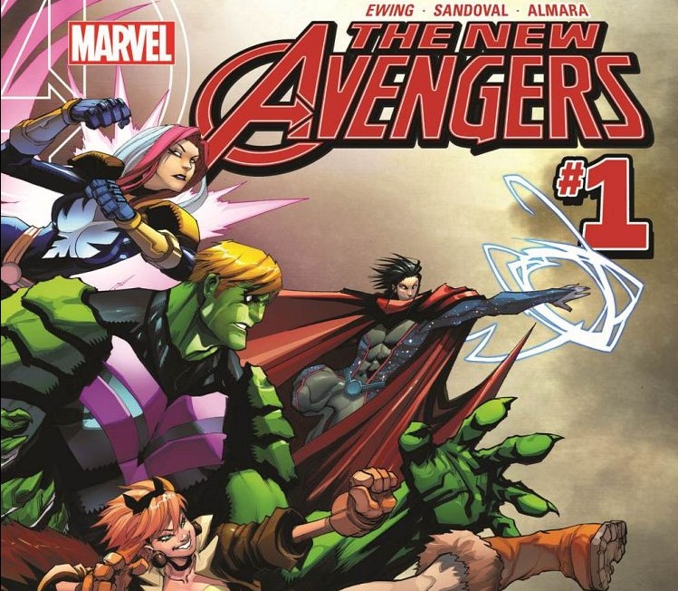 New Avengers 1A Sandoval VF 2015 Stock Image