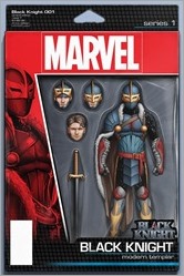 Black Knight #1 Cover - Christopher Action Figure Variant