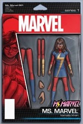 Ms. Marvel #1 Cover - Christopher Action Figure Variant