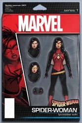 Spider-Woman #1 Cover - Christopher Action Figure Variant