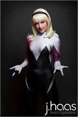 Maid of Might as Spider Gwen (Photo by John Haas Photography)