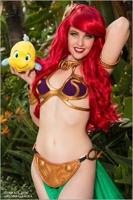 Maid of Might as Slave Leia Ariel (Photo by Manny Llanura Photography)