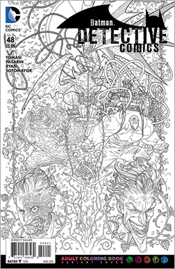 Detective Comics #48 Adult Coloring Book Variant