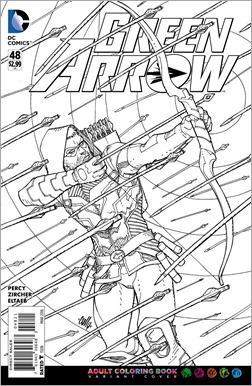 Green Arrow #48 Adult Coloring Book Variant