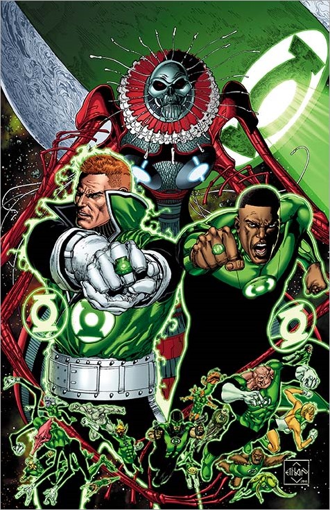 Cover to GREEN LANTERN CORPS: EDGE OF OBLIVION #3 by Van Sciver