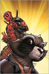 Rocket Raccoon & Groot #1 Cover - Nauck Deadpool Variant