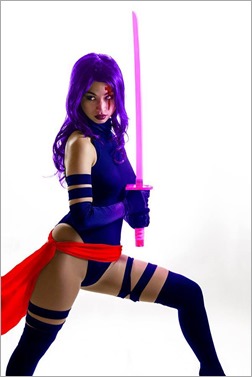 Vanessa Wedge as Psylocke (Photo by Adam Woz)