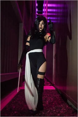 Vanessa Wedge as Psylocke (Photo by Adam Woz)