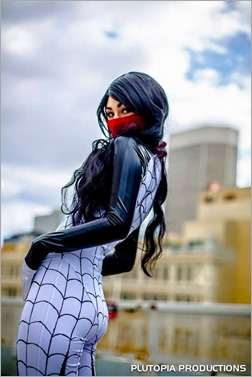Vanessa Wedge as Silk (Photo by Plutopia Productions)