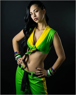 Vanessa Wedge as Laura Matsuda (Photo by Adam Woz)