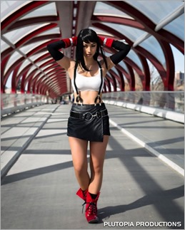 Vanessa Wedge as Tifa (Photo by Plutopia Productions)
