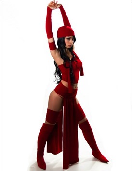 Vanessa Wedge as Elektra (Photo by Adam Woz)