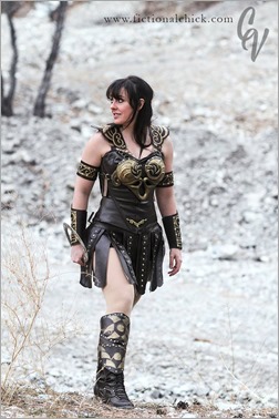 DC Doll as Xena (Photo by C. Elizabeth Vescio)