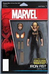 Power Man and Iron Fist #1 Cover - Christopher Iron Fist Action Figure Variant