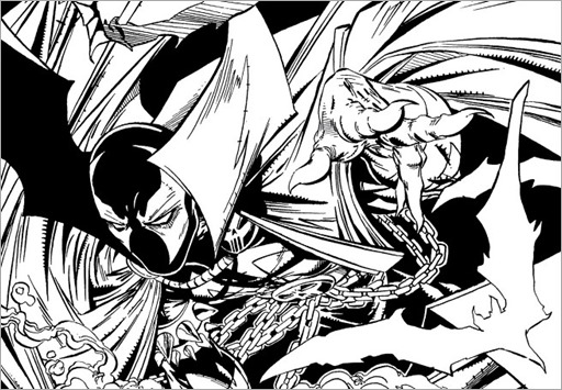 Spawn Adult Coloring Book