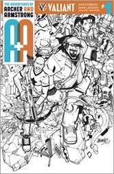 A&A: The Adventures of Archer & Armstrong #1 Cover - Lafuente Sketch Variant