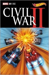 Civil War II #1 Cover - Hot Wheels Variant