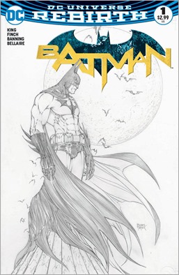 Rebirth: Batman #1 Cover - Aspen Comics Michael Turner Exclusive Sketch Variant