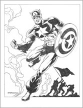 Civil War II #7 - Steranko Variant Black and White