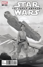 Star Wars: The Force Awakens Adaptation #1 Cover - Ribic Sketch Variant