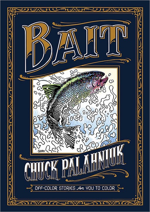 Bait: Off-Color Stories for You to Color Adult Coloring Book Cover