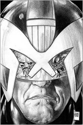 Predator vs. Judge Dredd vs. Aliens #1 Cover - Fabry Sketch Variant