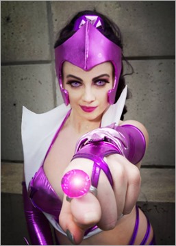 Elena Blueskies Cosplay as Star Sapphire (Photo by Eddie B Photos)